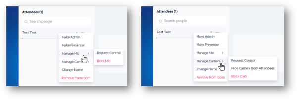 Interactive Room - Request Control