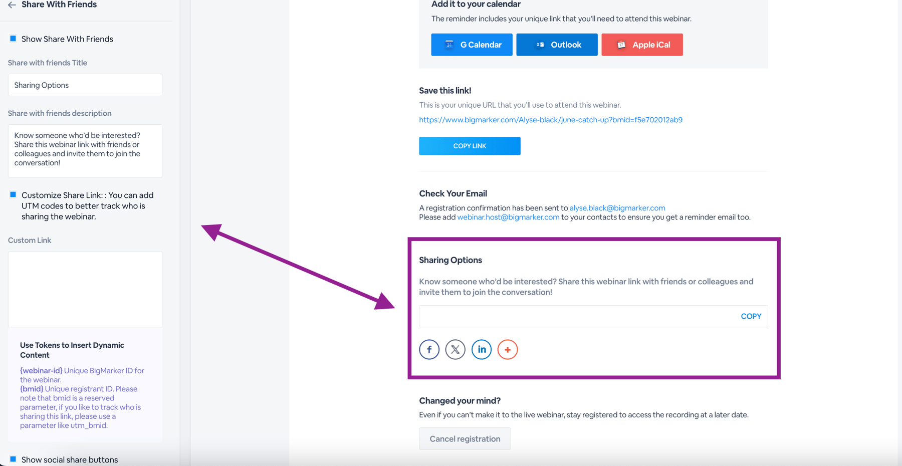 Customizing the Confirmation Page