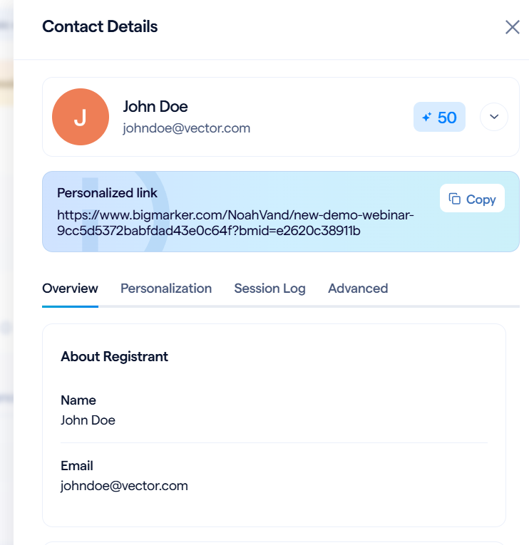 How to Add Registrants to your Sessions and Events
