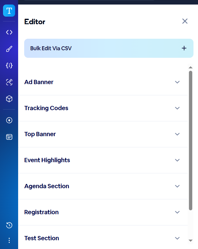 Quickly update your Custom Page editor fields with a CSV upload